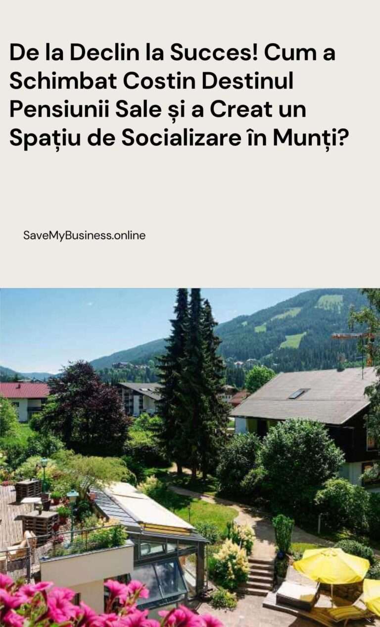 ebook de la declin la succes -cum a schimbat Costin destinul pensiunij sale